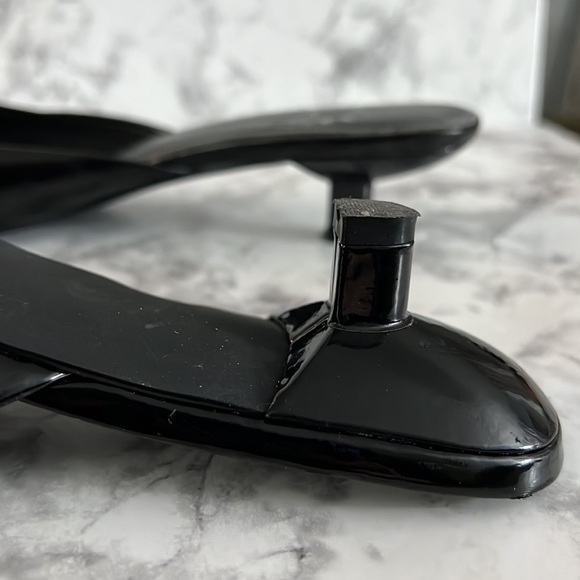 Yelllow Box Black Shiny Rhinestone Slip On Shoes size 6 - Picture 11 of 12